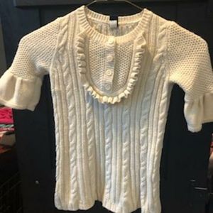 Warm Cream Sweater Dress